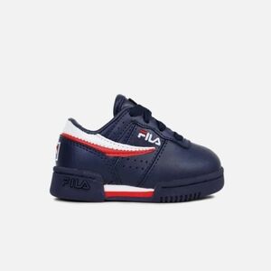 New Fila Original Fitness Navy Sneakers Classic Design Infant's Size 4